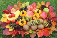 Пазл Ассорти на листьях