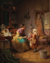 Пазл At the Doll Doctor s