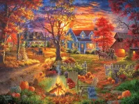 Пазл Autumn Village