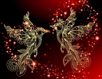 Пазл Ажурные птицы