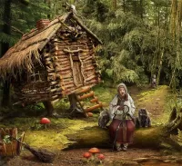 Пазл Баба-Яга