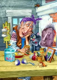 Пазл Баба-Яга