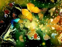 Пазл Бабочки 