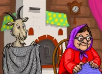 Пазл Бабушка и козлик