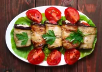 Пазл Баклажанные рулеты