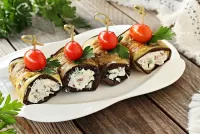 Пазл Баклажанные рулетики
