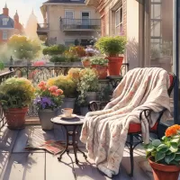 Пазл Балкон