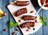 Пазл Бананы в шоколаде 