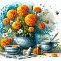 Пазл Бархатцы