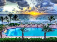 Пазл Бассейн и море