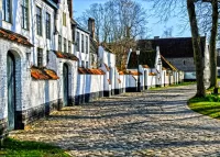 Пазл Бегинаж Брюгге