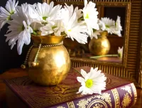 Пазл Белые герберы