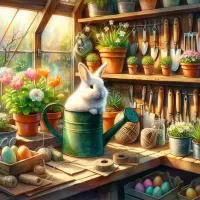 Пазл Белый кролик