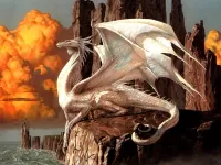 Пазл Белый дракон