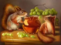 Пазл Белки-проказницы