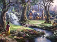 Пазл Белоснежка