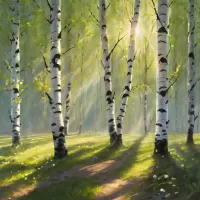 Пазл Березки