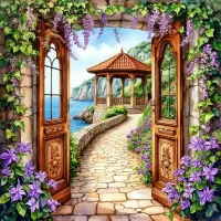 Пазл Беседка