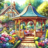 Пазл Беседка