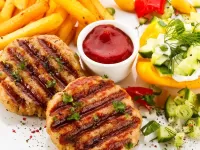Пазл Биточки с картошкой