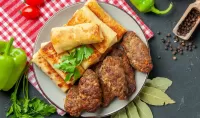 Пазл Блинчики и котлеты 
