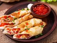 Пазл Блинчики с икрой