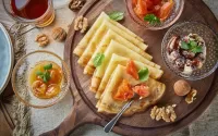 Пазл Блинчики с курагой