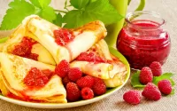 Пазл Блинчики с малиной