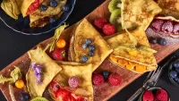 Пазл Блины с начинками из ягод