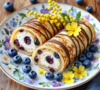 Пазл Блины с творогом