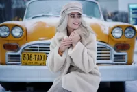 Пазл Блондинка и такси