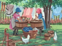 Пазл Большая стирка