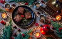 Пазл Брауни и капучино
