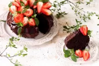 Пазл Брауни с клубникой