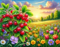 Пазл Брусника