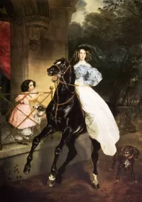 Пазл Брюллов. Всадница