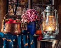 Пазл Букет гортензий