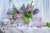 Пазл Букет и статуэтка