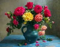 Пазл Букет роз