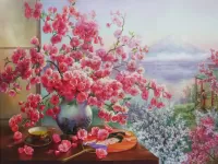 Пазл Букет сакуры