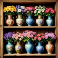 Пазл Букеты