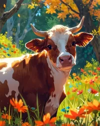 Пазл Буренка 