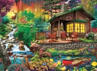 Пазл Cabin in the Woods