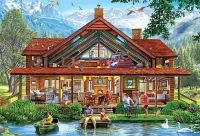 Пазл Camping Lodge