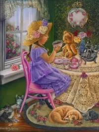 Пазл Чаепитие