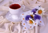 Пазл Чай и цветы