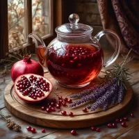 Пазл Чай с гранатом 