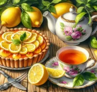 Пазл Чай с лимоном