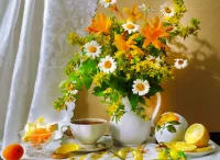 Пазл Чай с лимоном