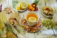 Пазл Чай с лимоном
